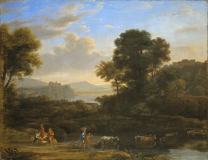 Crossing the river with cattle